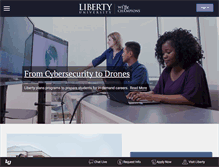 Tablet Screenshot of liberty.edu